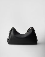 Prada Aimée Large Leather Shoulder Bag - Image 6